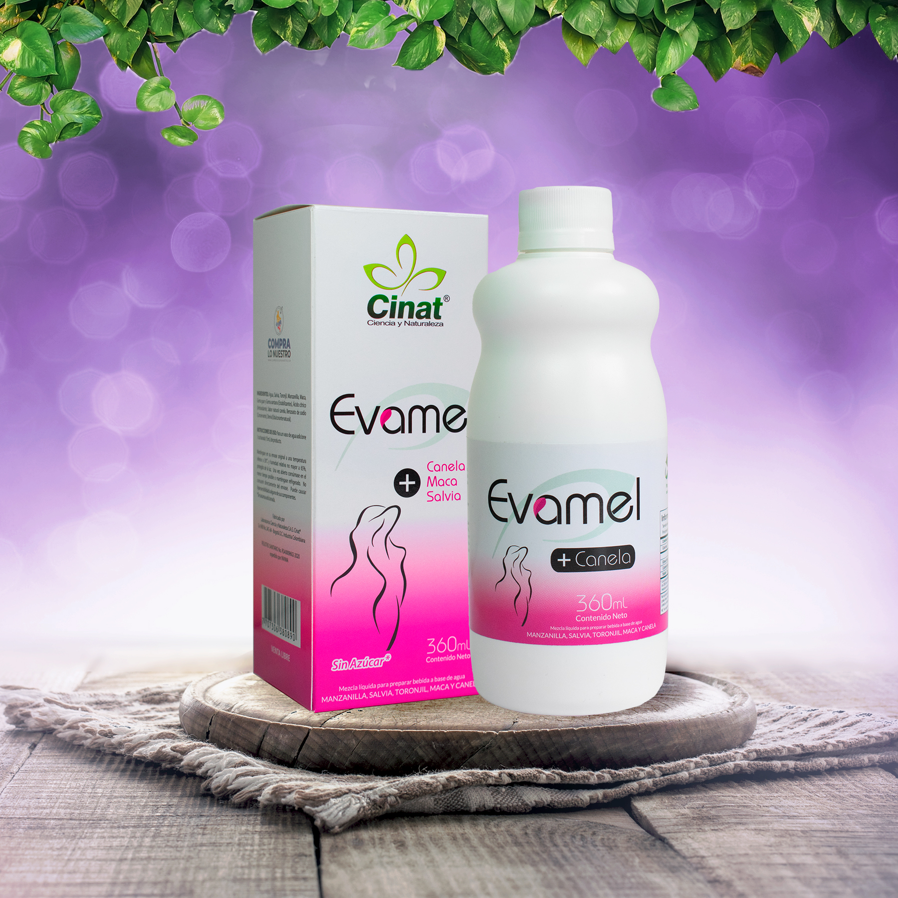 Evamel · Jarabe · 360ml · Cinat Laboratorios