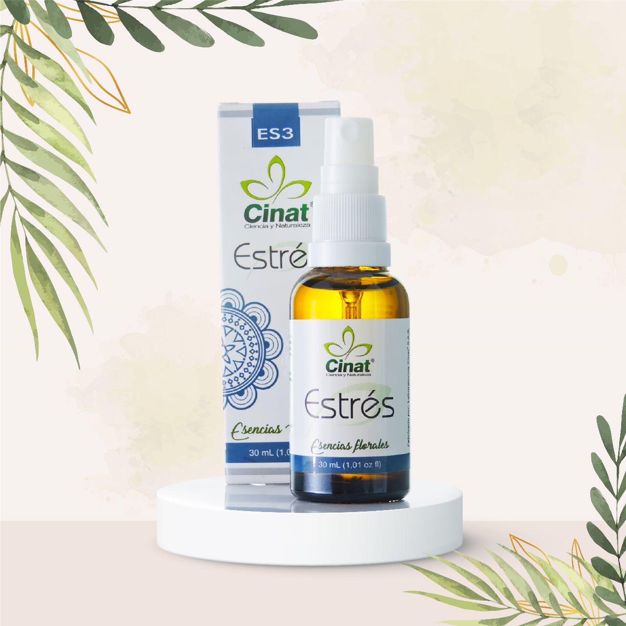 Estrés · Spray · 30ml · Cinat Laboratorios