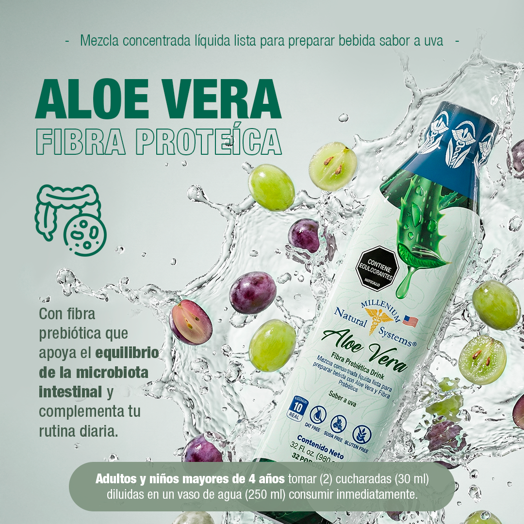 Aloe Vera + Fibra Prebiótica Drink 32 Oz - imagen 4