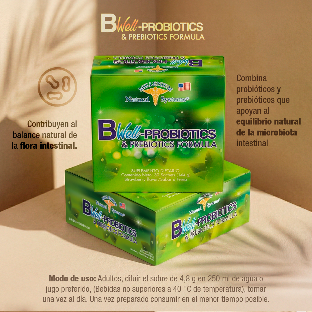 Bwell Probiotics & Prebiotics x 30 Sachets - imagen 4