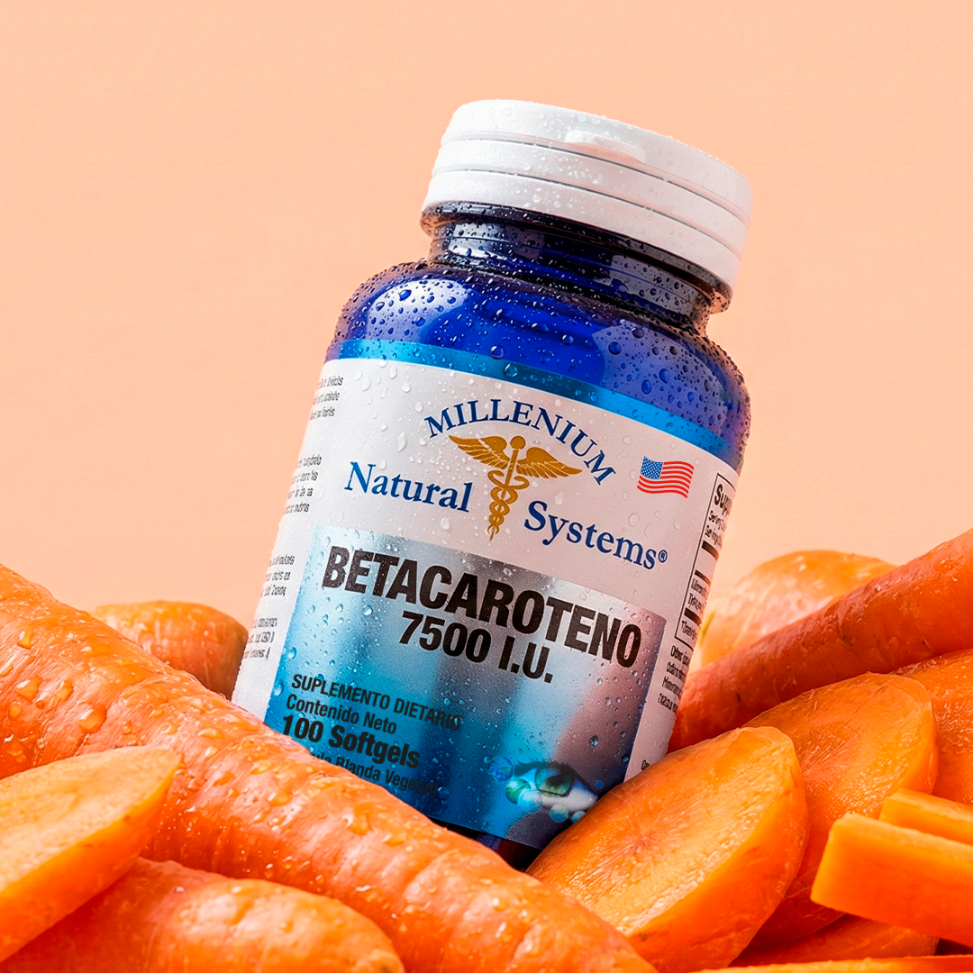 Betacaroteno 7500 UI x 100 Softgels - imagen 2