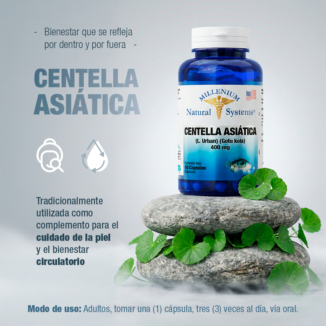 Centella Asiática 400 mg x 60 cápsulas - imagen 4
