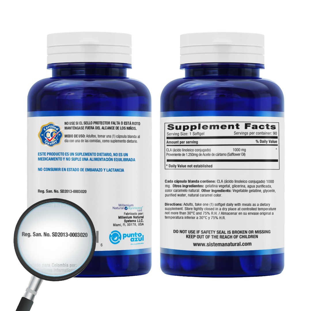 CLA 1000 mg x 90 Softgels - imagen 3