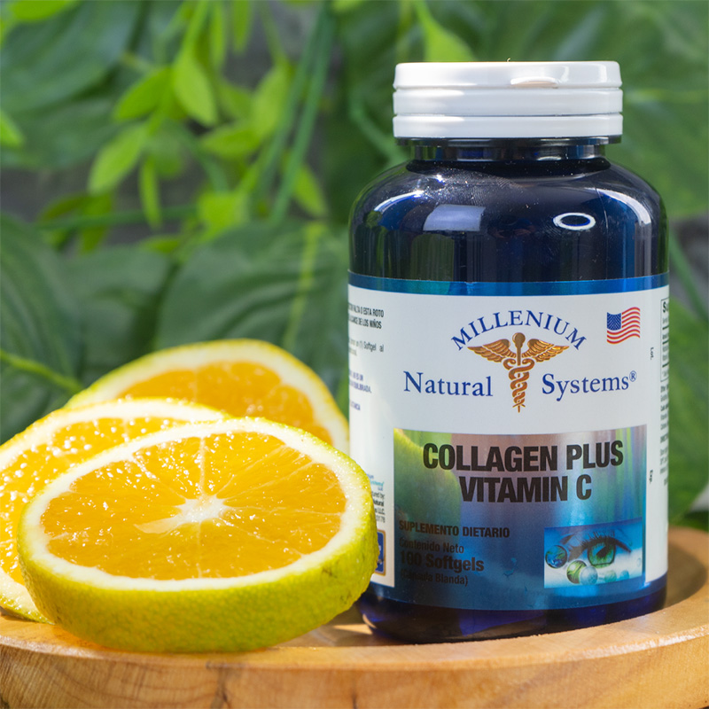 Collagen Plus Vitamin C x 60 Softgels - Millenium Natural Systems