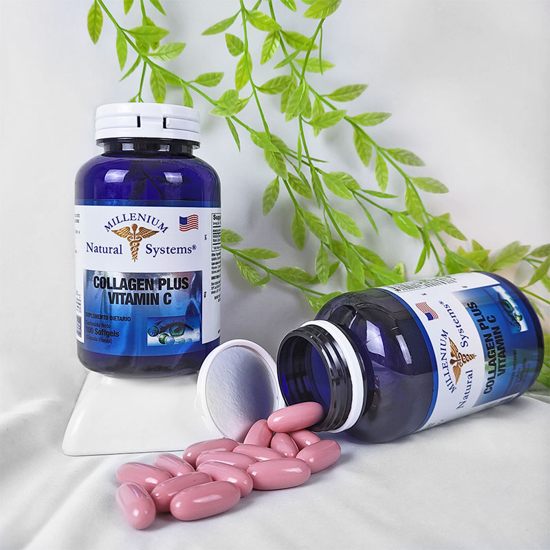 Collagen Plus Vitamin C x 60 Softgels -Suplemento dietario - Millenium Natural Systems