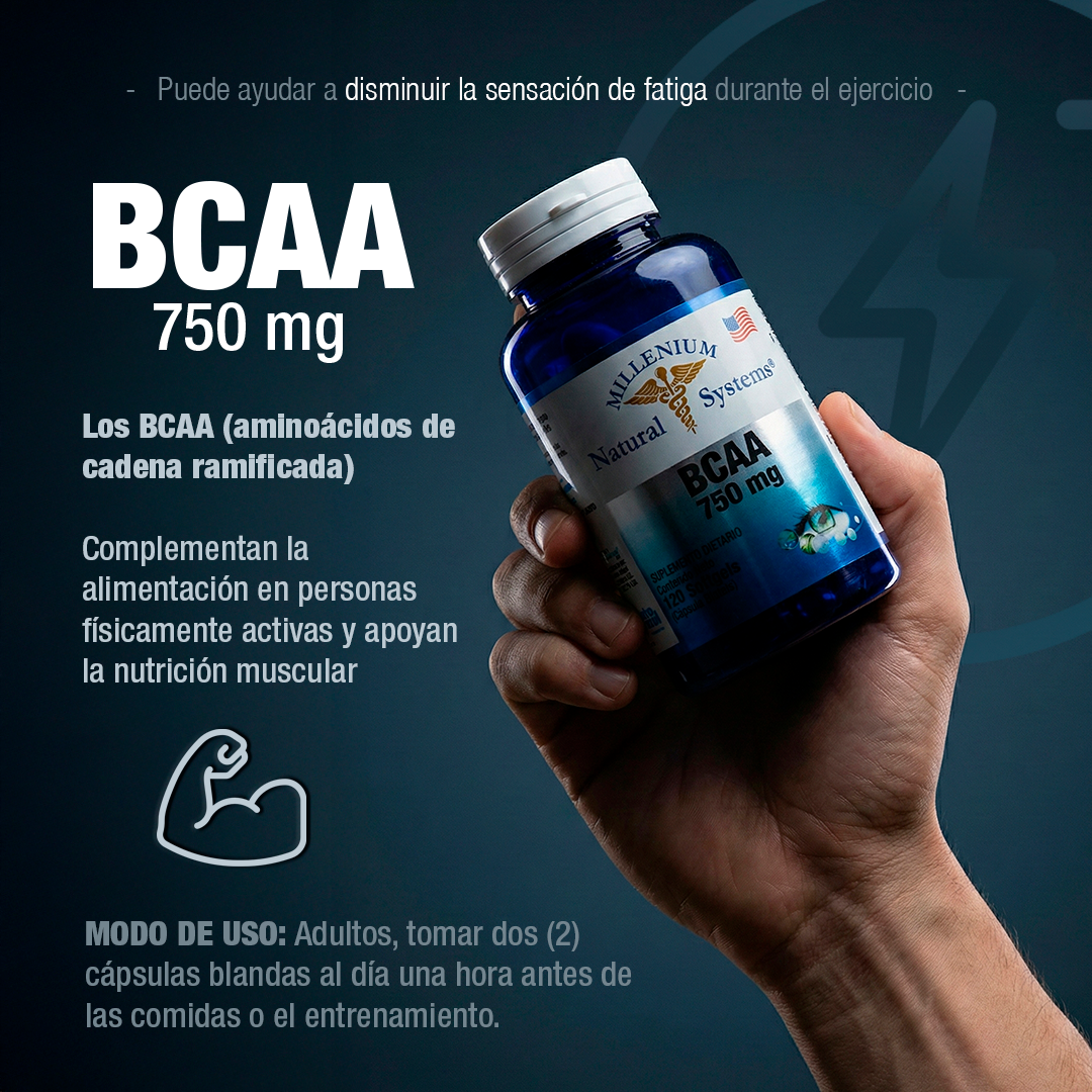 BCAA 750 mg x 120 Softgels - imagen 4
