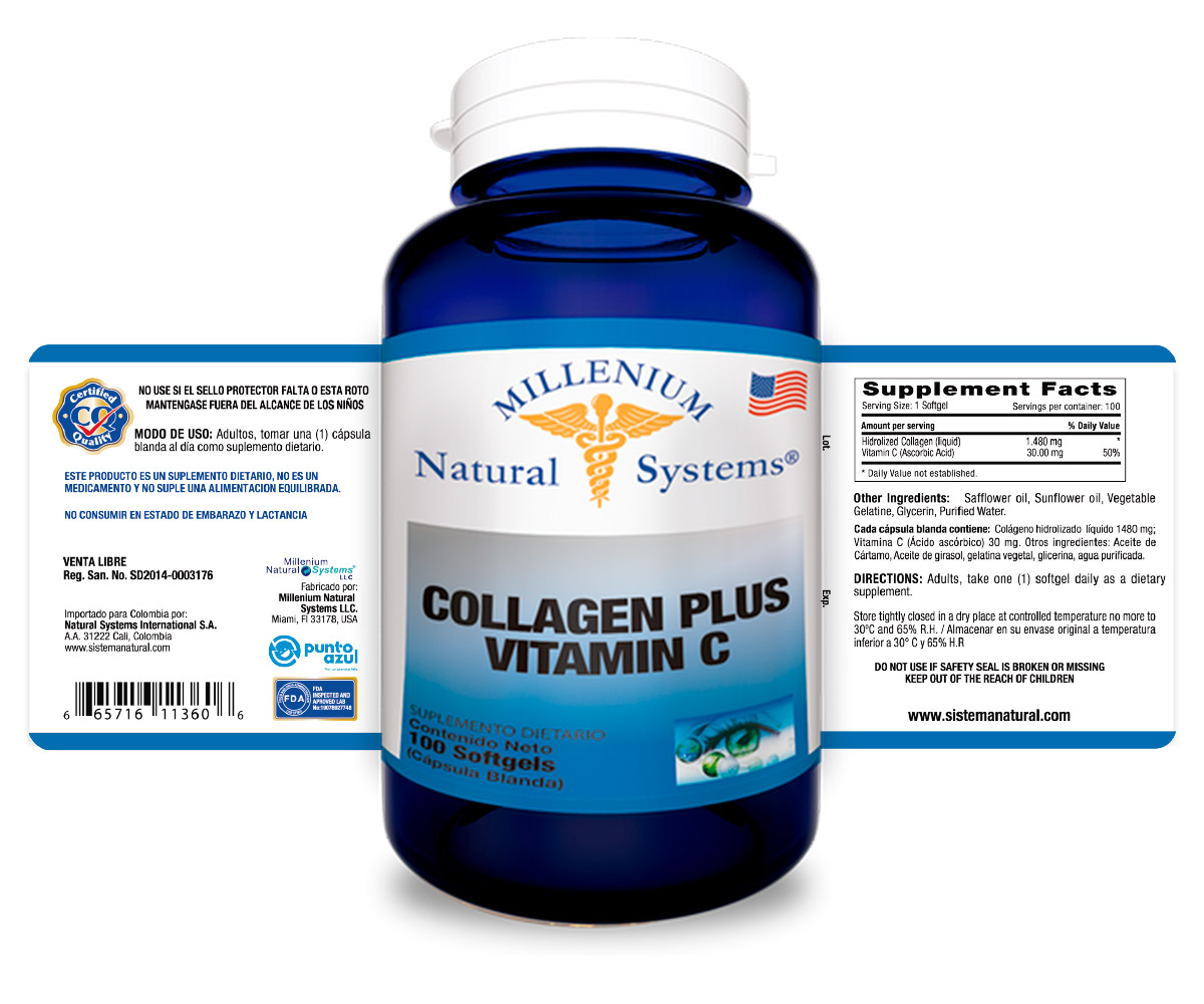 Collagen Plus Vitamin C x 100 Softgels - imagen 2