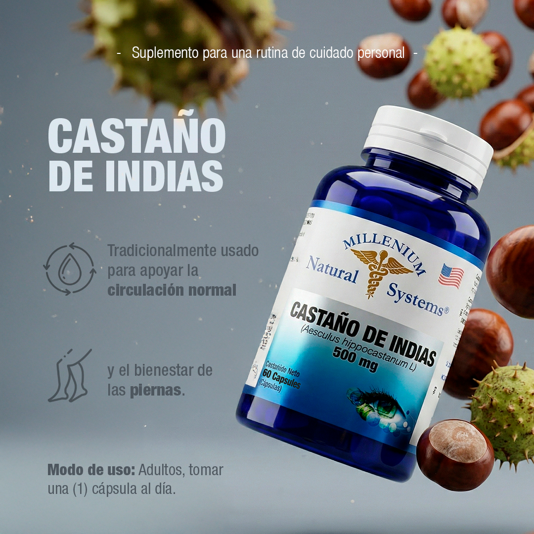 Castaño De Indias 500 mg x 60 Cápsulas - imagen 4