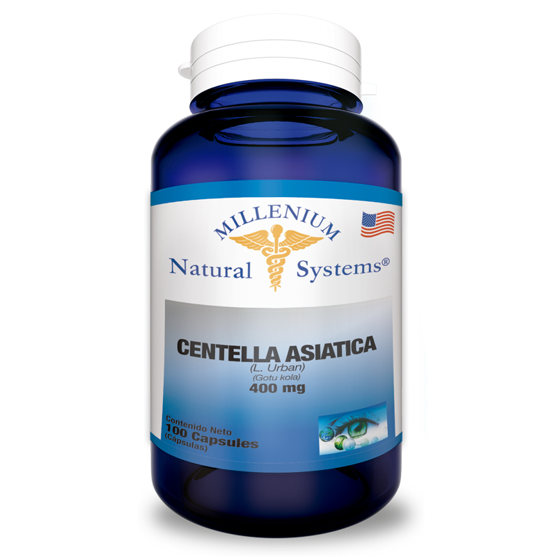 centella asiática 100 softgels, fitoterapéuticos de Millenium Natural Systems