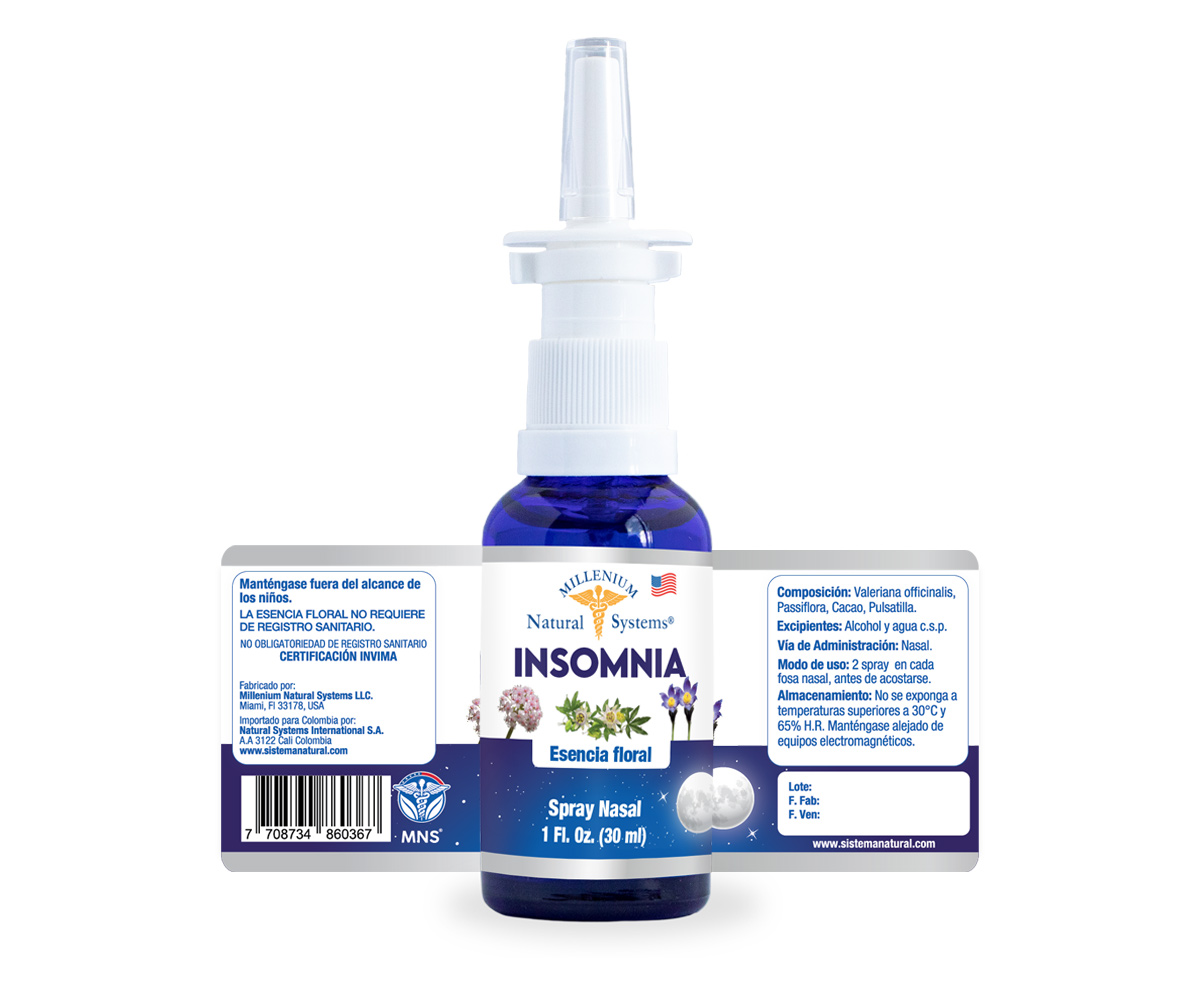 Esencia-floral-Insomnia-30-ml - Millenium Natural Systems