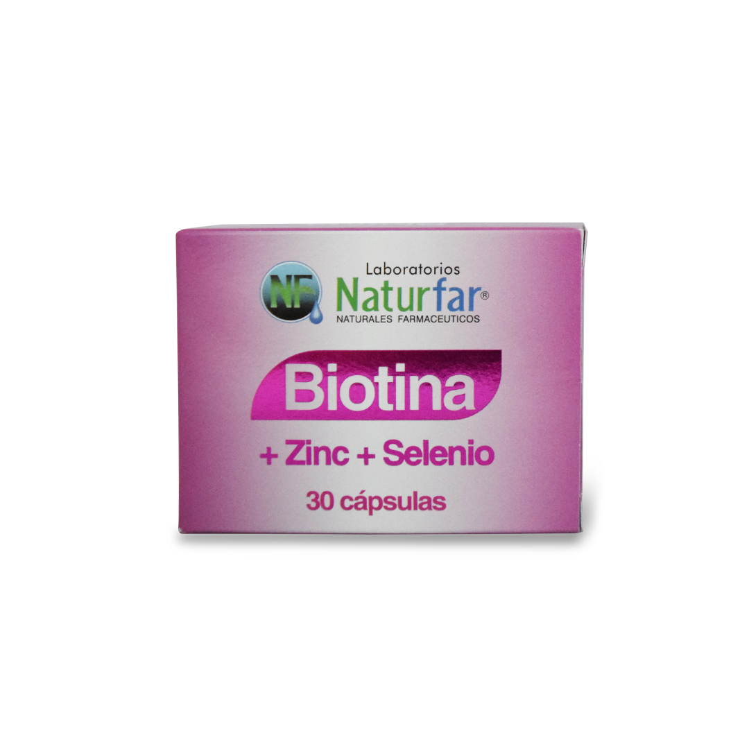 Biotina+Zinc+Selenio Blister Cápsulas x 30