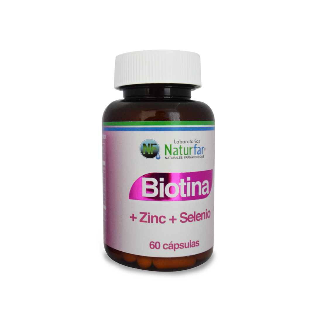 Biotina+Zinc+Selenio Cápsulas x 60